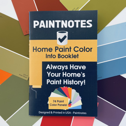 Paint Color Tracker Organizer PaintNotes Paint Notes Interior Paint Store Paint Information Buy Paint Exterior Paint color detail home paint